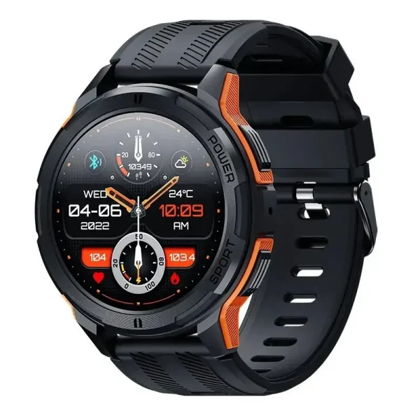 Reloj Inteligente Hombre C25 Amoled Pantalla Grande HD de 1,43 llamadas e IA Bluetooth Rastreador de Ejercicios Ritmo Cardíaco Envio Gratis