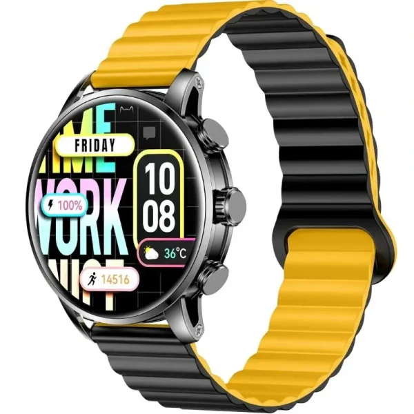 Reloj inteligente Kieselect KR2 AMOLED 1.43″ GPS Incorporado LLamadas Deportivo Salud 5ATM Unisex Diseño Premium 2 Pulsos Smartwatch Envio Gratis